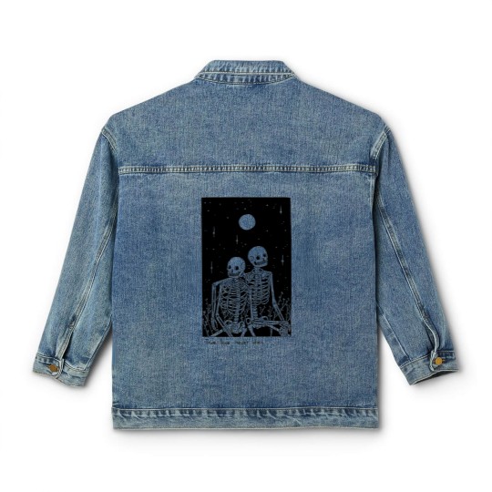 Discover true love never dies - Skeletons - Classic Women's Denim Jackets