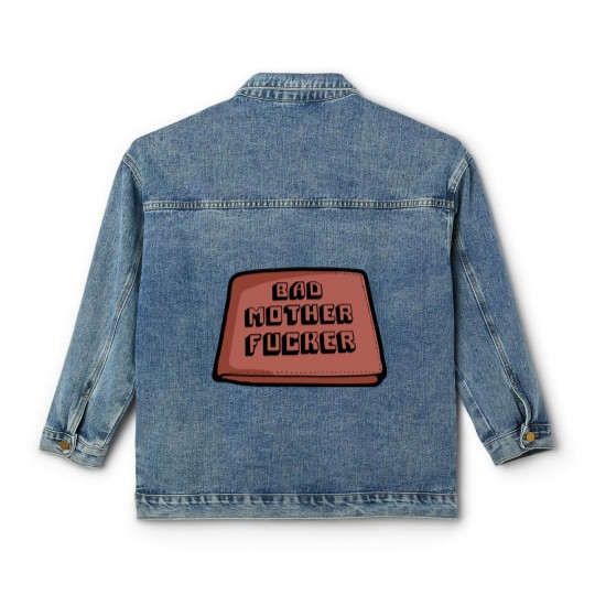 Discover Bad mother fucker wallet! - Pulp Fiction Movie - Classic Women's Denim Jackets