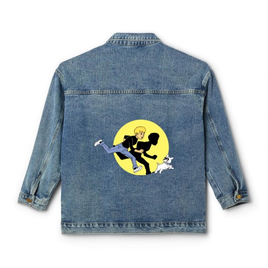Discover Double Tin Quest - Jonny Quest - Classic Women's Denim Jackets