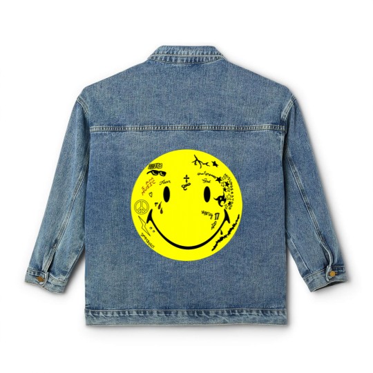 Discover Lil Wayne Tattoo Smiley Classic Women's Denim Jackets