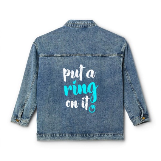 Discover Put a ring on it Classic Women's Denim Jackets
