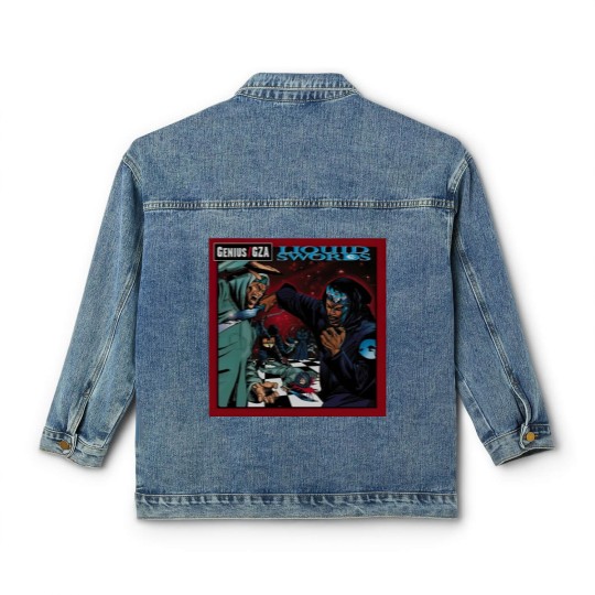 Discover Vintage Genius GZA liquid swords hip hop RETRO Classic Women's Denim Jackets