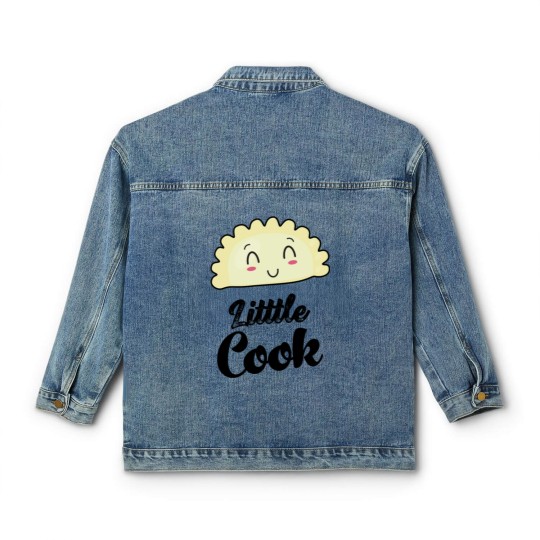 Discover Little cook future cook Mom cook Dad cook Baby Classic Women's Denim Jackets
