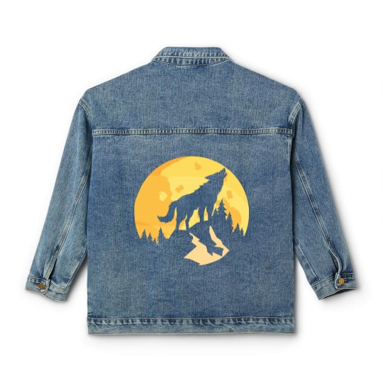 Discover wolf - Wolf - Classic Women's Denim Jackets