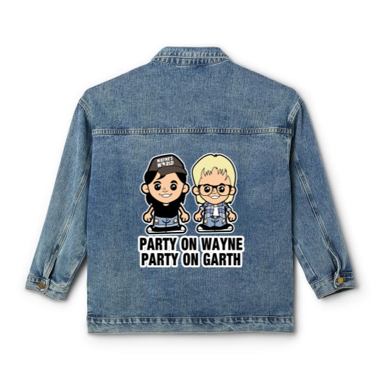 Discover Lil Wayne and Garth - Waynes World - Classic Women's Denim Jackets