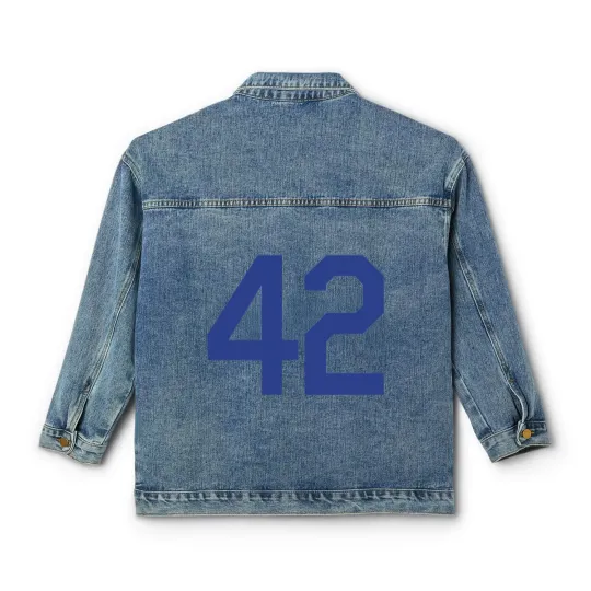 Discover Jackie Robinson 42 Design Classic Women's Denim Jackets