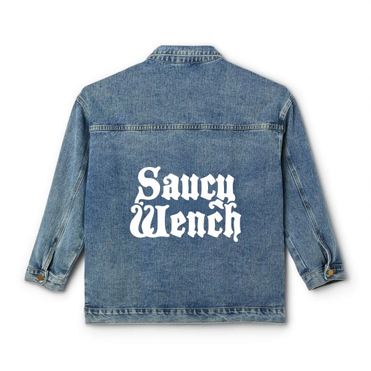 Discover Wench - Funny Renaissance Festival Faire - Renaissance - Classic Women's Denim Jackets