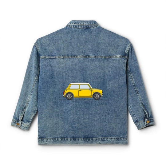 Discover Classic Mini Cooper - Yellow - Mini - Classic Women's Denim Jackets