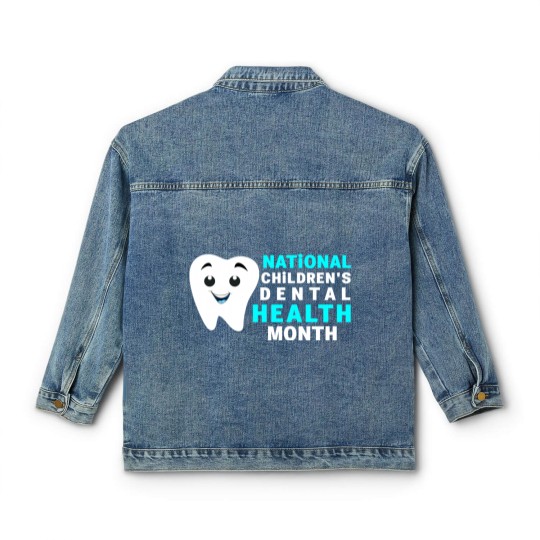Discover Dental Health - National Children's Dental Health Month Classic Women's Denim Jackets