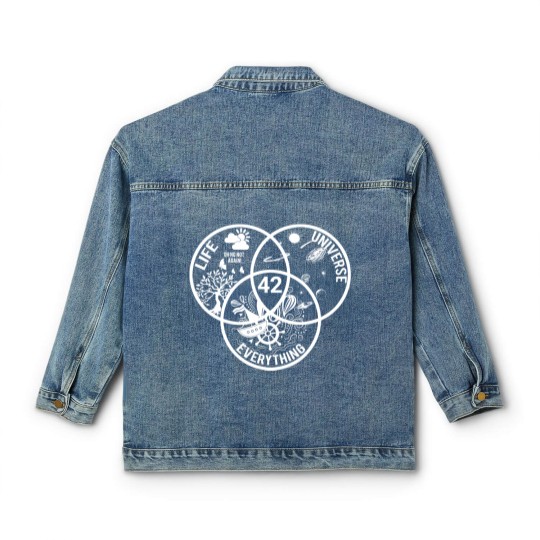 Discover 42 the answer to life the universe and everything Classic Women's Denim Jackets