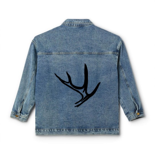 Discover White Tail Deer Antler Classic Women's Denim Jackets