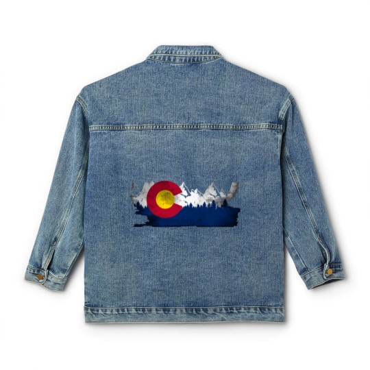 Discover Cute Family Gift Colorado State Flag Classic Women's Denim Jackets