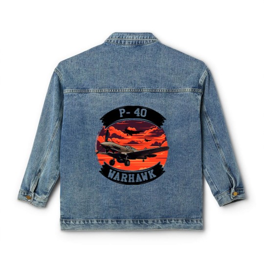 Discover P-40 WARHAWK FORMATION - P 40 Warhawk - Classic Women's Denim Jackets