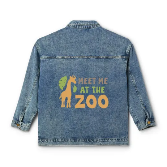 Discover Meet me at the zoo Classic Women's Denim Jackets