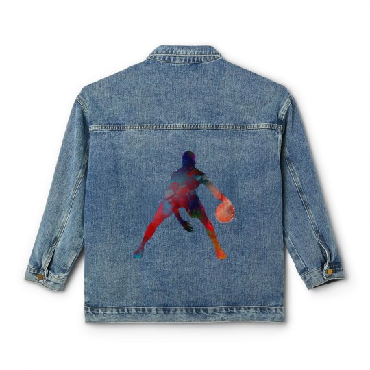 Discover basketball player #basketball #sport - Basketball - Classic Women's Denim Jackets