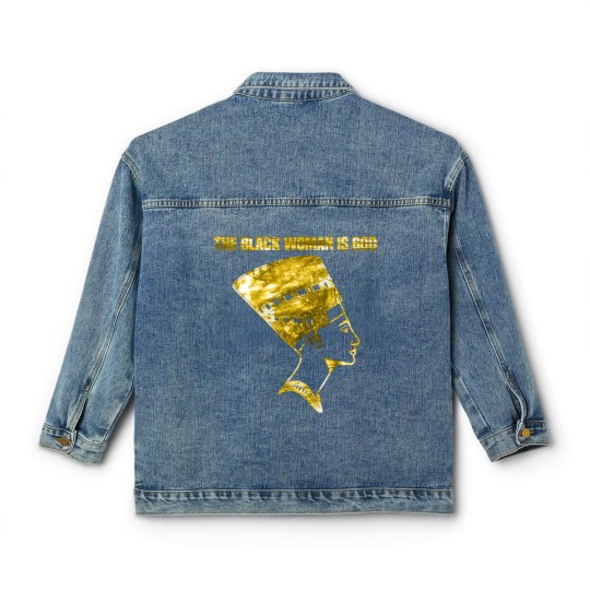 Discover The Black Woman is God Classic Women's Denim Jackets