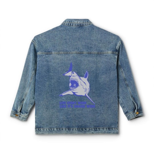 Discover Live Every Week Like Its Shark Week New Classic Women's Denim Jackets