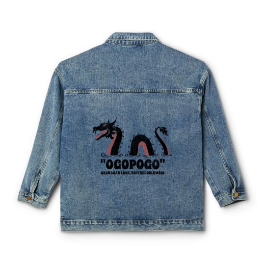 Discover "Ogopogo" - Okanagan Lake, British Columbia - Okanagan Lake British Columbia - Classic Women's Denim Jackets