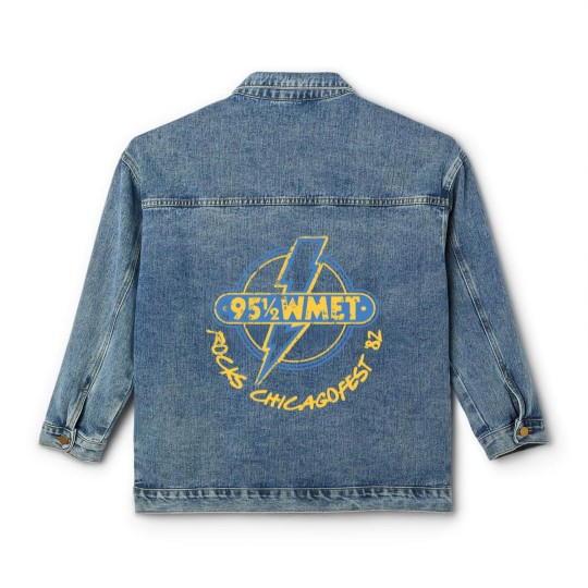 Discover Chicagofest WMET - Chicago - Classic Women's Denim Jackets