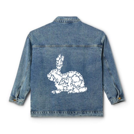 Discover Love rabbit kid Classic Women's Denim Jackets Classic Women's Denim Jackets