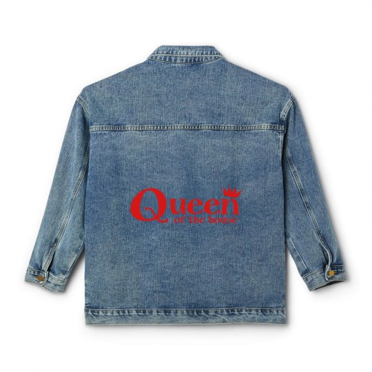 Discover Queen of the House with little crown Classic Women's Denim Jackets