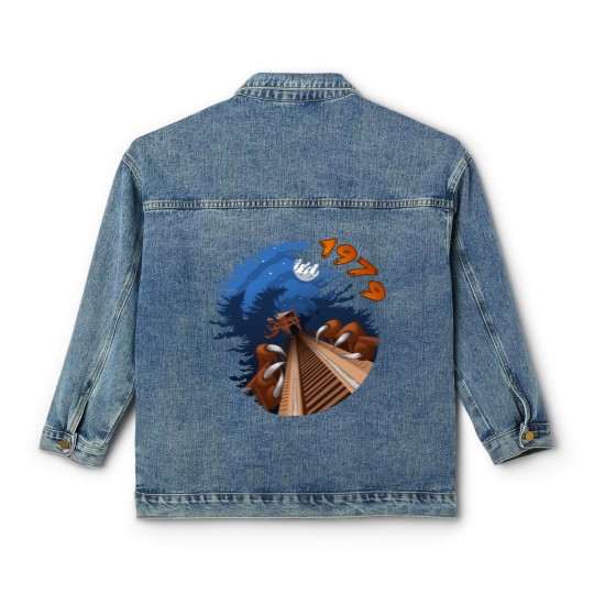 Discover NIGHT RIDES ONLY - Beast Roller Coaster at Kings Island - Kings Island - Classic Women's Denim Jackets