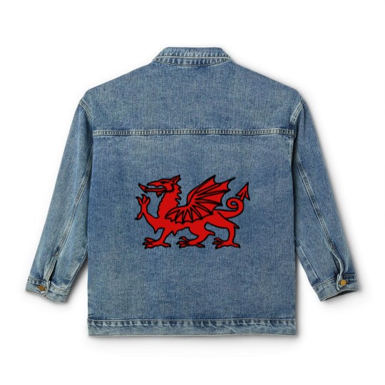 Discover Welsh Dragon Wales - Welsh Dragon - Classic Women's Denim Jackets