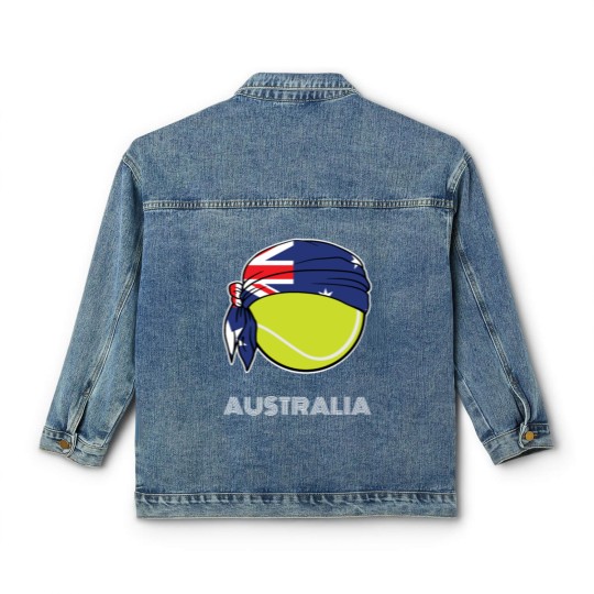 Discover Australia Mens Tennis Top for Australian players, Classic Women's Denim Jackets