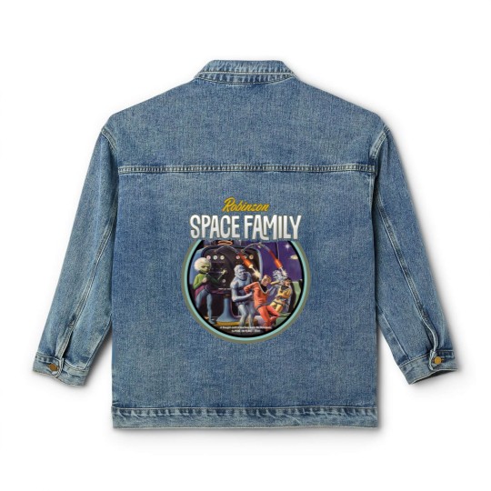 Discover 1960s Space Family - Vintage Sci Fi - Classic Women's Denim Jackets