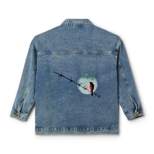 Discover Leonard Cohen - Bird On A Wire (ii) - Leonard Cohen - Classic Women's Denim Jackets