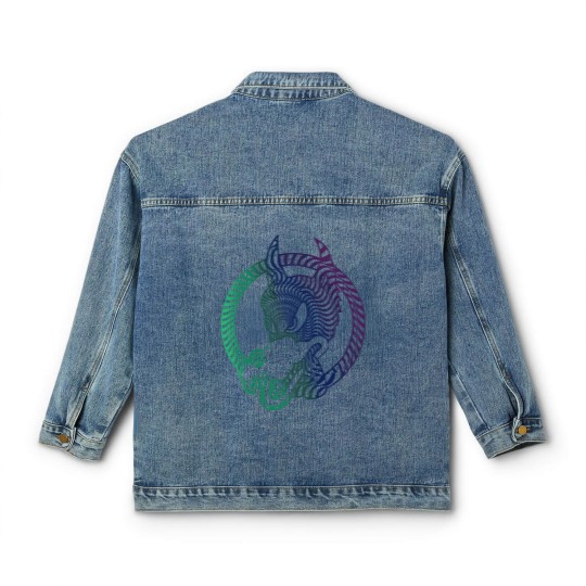 Discover Jerry Garcia Wolf guitar Dead Classic Women's Denim Jackets