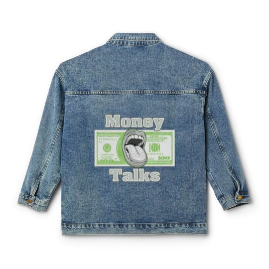 Discover Money Talks Classic Women's Denim Jackets to Match Jordan Retro 5 Green Bean