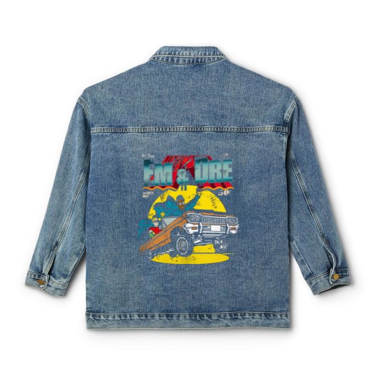 Discover Eminem and Dr Dre Unisex Retro Classic Women's Denim Jackets