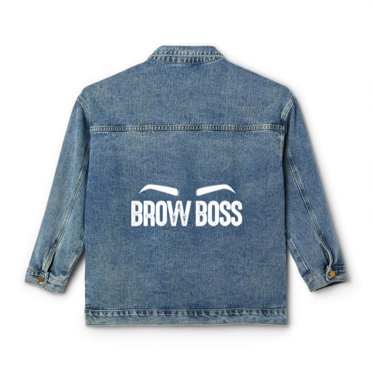 Discover Brow Boss, Eyebrow Classic Women's Denim Jackets