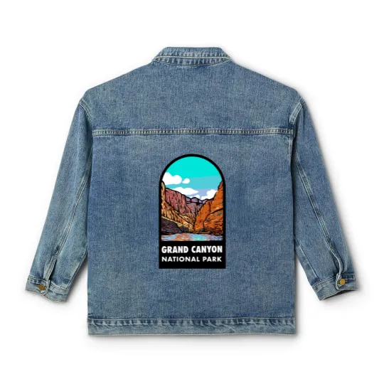 Discover Grand Canyon National Park Badge Classic Women's Denim Jackets