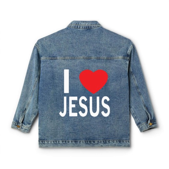 Discover I LOVE JESUS Classic Women's Denim Jackets