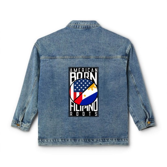 Discover American Born Filipino - Fil-Am Filipino American Classic Women's Denim Jackets