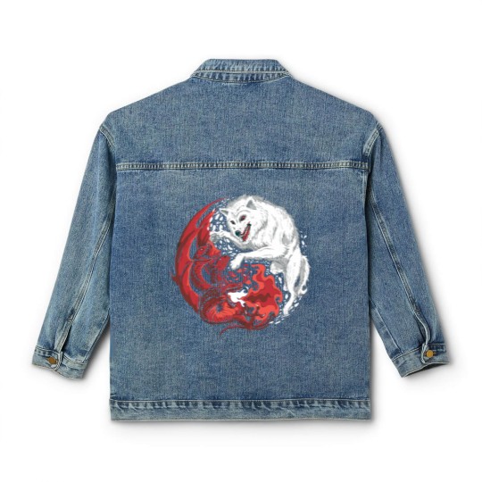 Discover ICE AND FIRE Classic Women's Denim Jackets