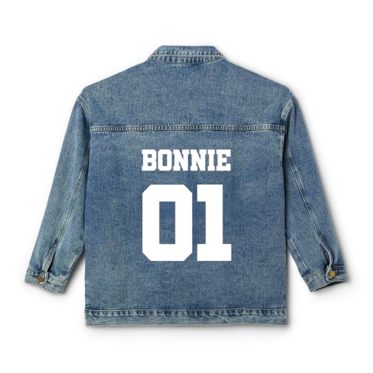 Discover Bonnie 01-Bonnie and Clyde (white) Classic Women's Denim Jackets