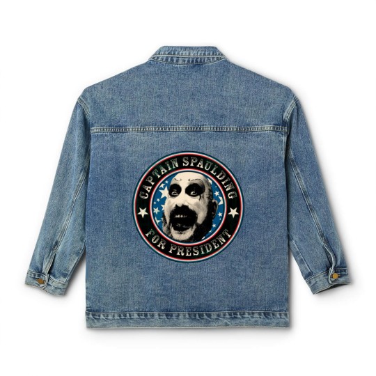 Discover Captain Spaulding For President Classic Women's Denim Jackets Classic Women's Denim Jackets