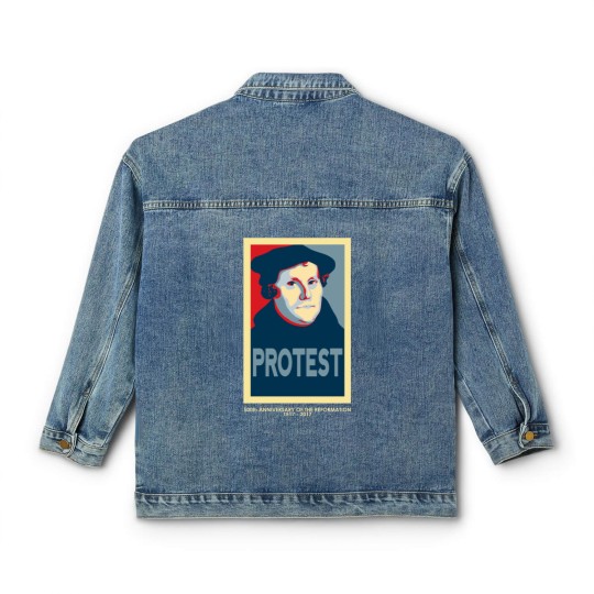 Discover Luther REFORM (with 500th anniversary tag) - Martin Luther - Classic Women's Denim Jackets