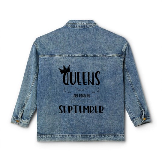 Discover September birthday women ladies queen Classic Women's Denim Jackets