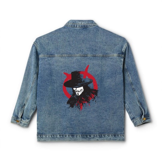Discover Revolution is Coming - V For Vendetta - Classic Women's Denim Jackets
