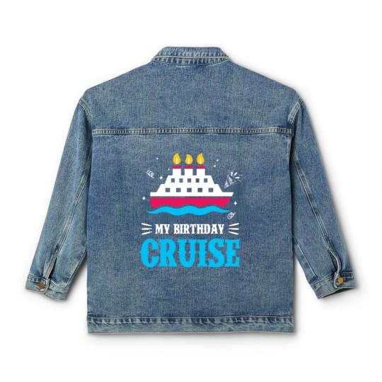 Discover Birthday Cruise Cruising Cruise Ship Holiday Classic Women's Denim Jackets