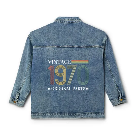 Discover Vintage 1970 70s Classic Born 1970 Original Parts Classic Women's Denim Jackets