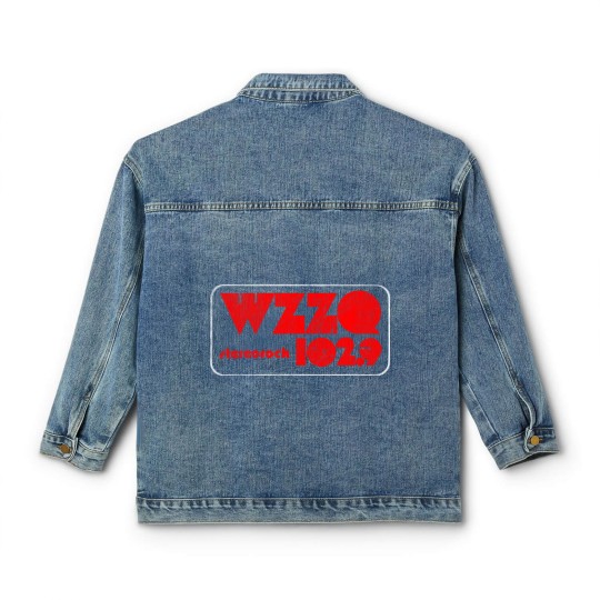 Discover WZZQ Stereorock Jackson, Mississippi / Defunct 80s Radio Station Logo - Radio Station - Classic Women's Denim Jackets