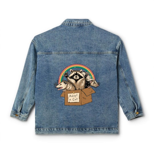 Discover Racoon Opossum Classic Women's Denim Jackets