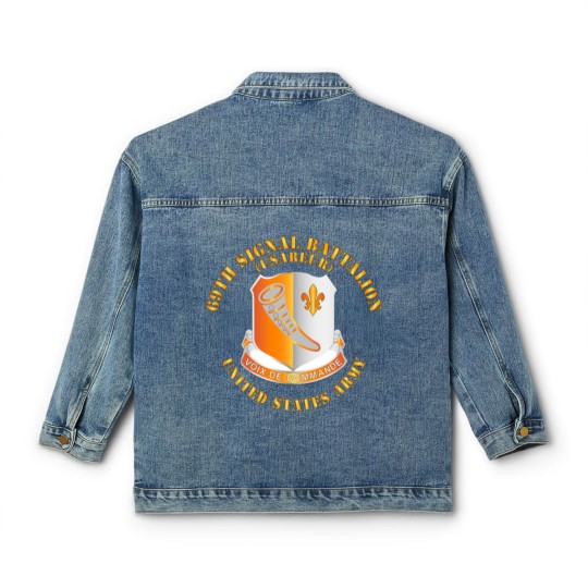 Discover Army 69th Signal Battalion USAREUR US Army Classic Women's Denim Jackets