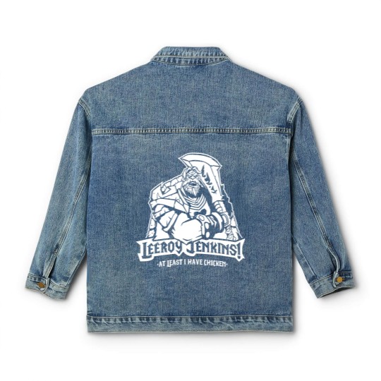 Discover Leeroy Jenkins! White - Warcraft - Classic Women's Denim Jackets