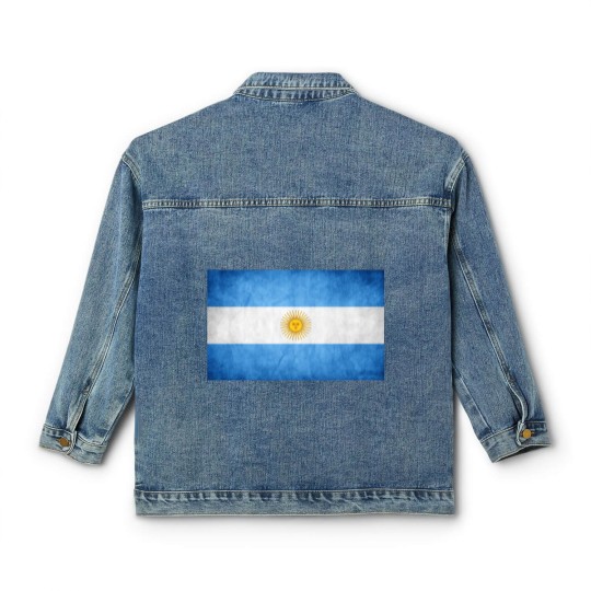 Discover Flag of Argentina Classic Women's Denim Jackets